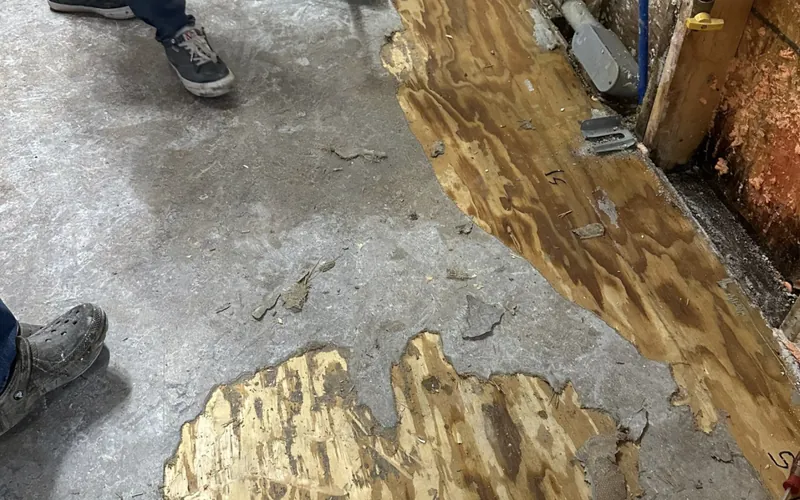 Slab Leak Water Damage in Dale, TX